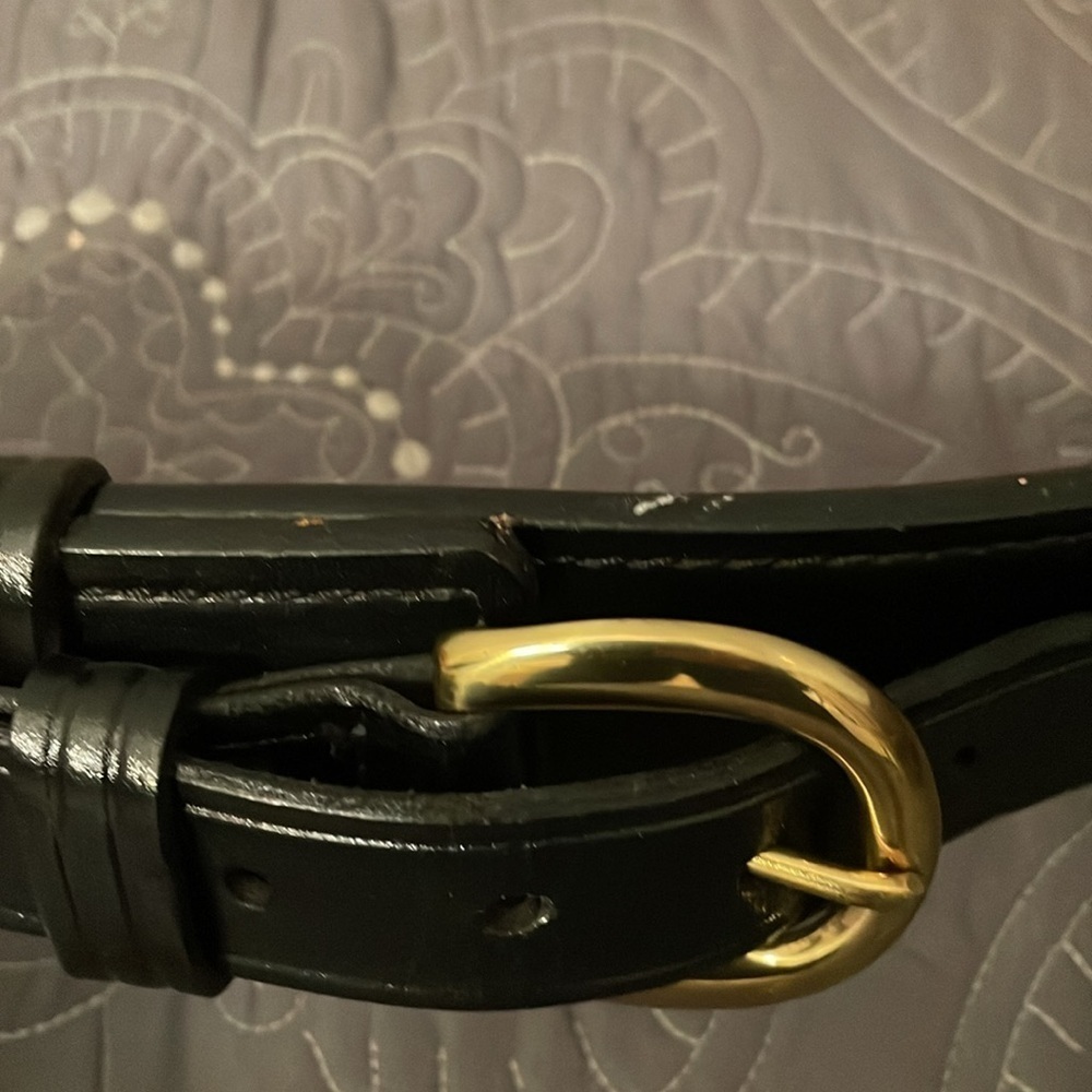 Don Hume B106 Patrol Style Black Leather Belt 44 - Picture 8 of 8